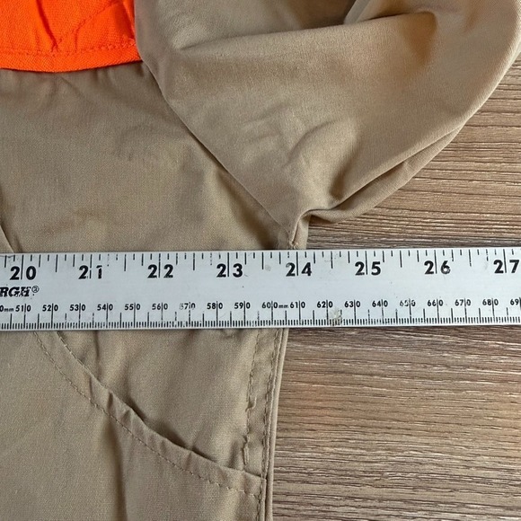 Vintage Gamehide Royal Flush Hunting Jacket Mens L Large Beige Detachable Vest - Picture 9 of 10